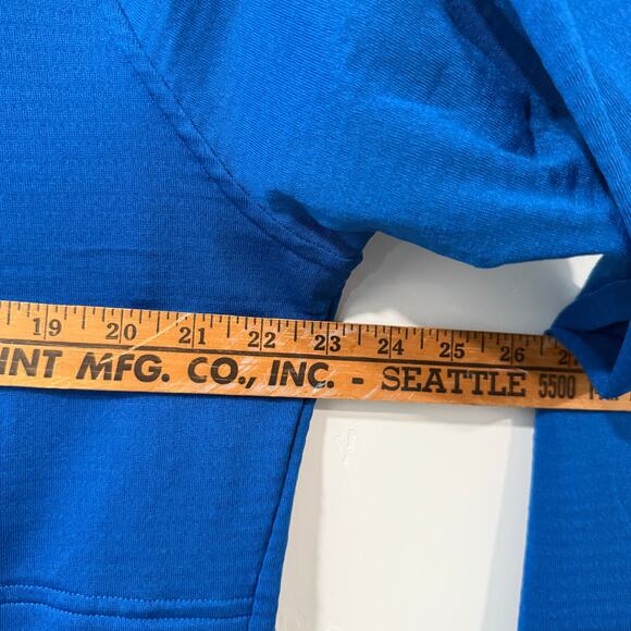 Patagonia Men's Capilene Thermal Hoody Grid Fleece Pullover Blue XL Recent Style - Picture 9 of 9